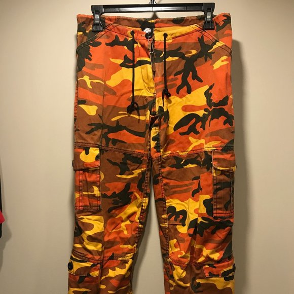 Rothco camouflage orange cargo pants - Picture 2 of 7